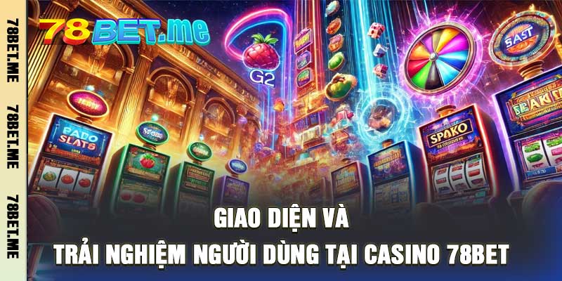 Giao diện và trải nghiệm người dùng tại Casino 78BET